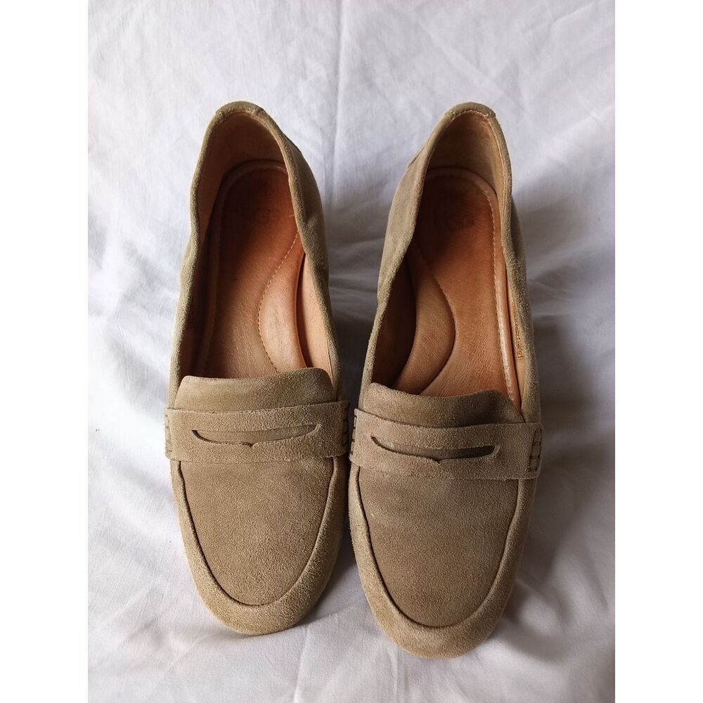 7.5 Elise Studded Suede Penny Loafers UGG